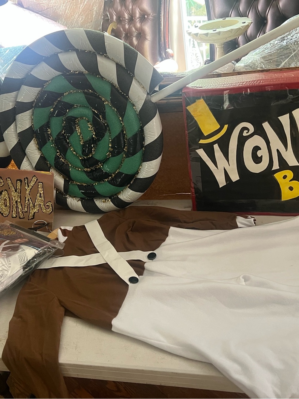 Costume/Handmade Accessories Bundle-Willy Wonka Oompa Loompa